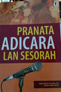 Pranata adicara lan sesorah